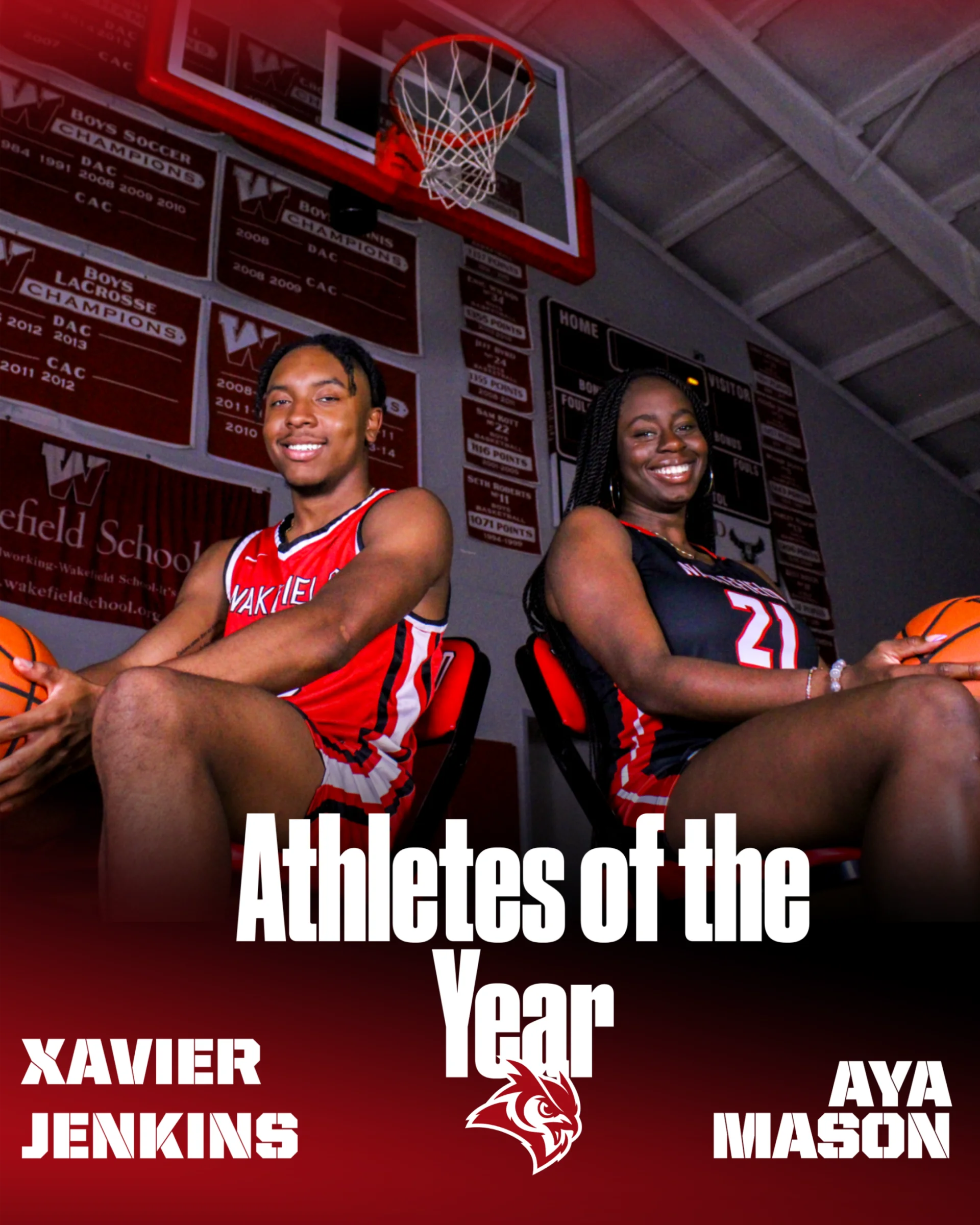 2024 Athletes of the Year: Xavier Jenkins & Aya Mason