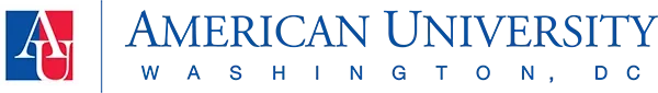 American University logo